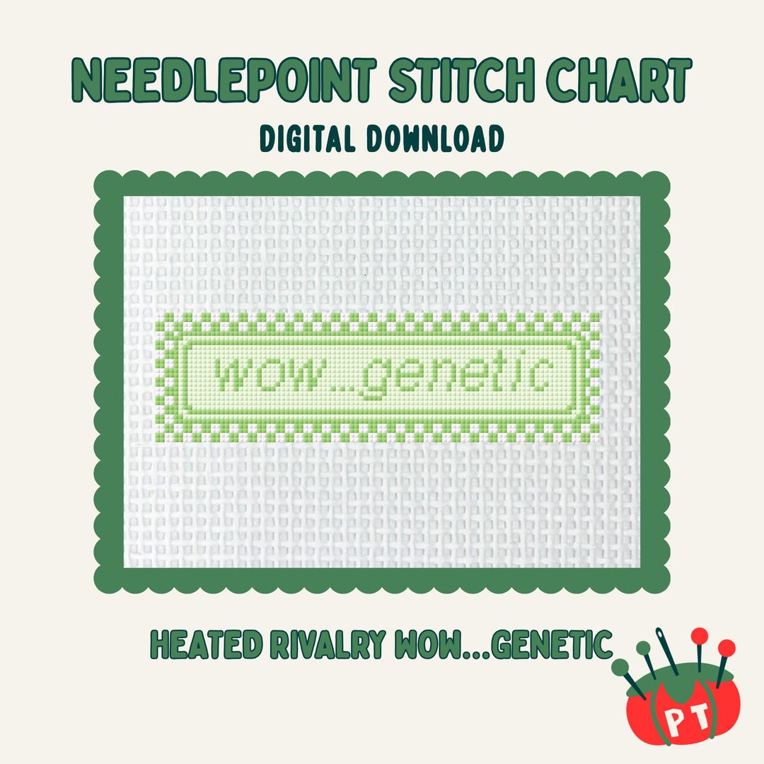 Heated Rivalry Alignment Chart Heated Rivalry Wow…genetic Digital Needlepoint Chart Canvas - Etsy
