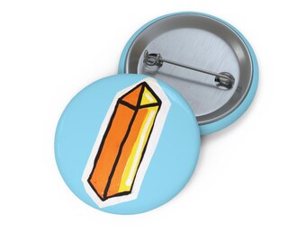 Citrien toren illustratie pin-knop | Emaille badge