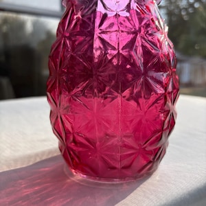 Vintage Pink Vase - Etsy