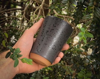 Taza de cerámica hecha a mano - Ónix - 355 ml