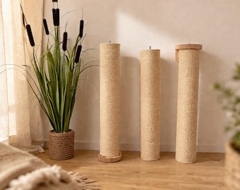 Wall Cat Scratcher Gift Modular Cat Scratching Post 150 cm Smart Pet Sisal Cat Pole Wall Mounted Cat Scratcher