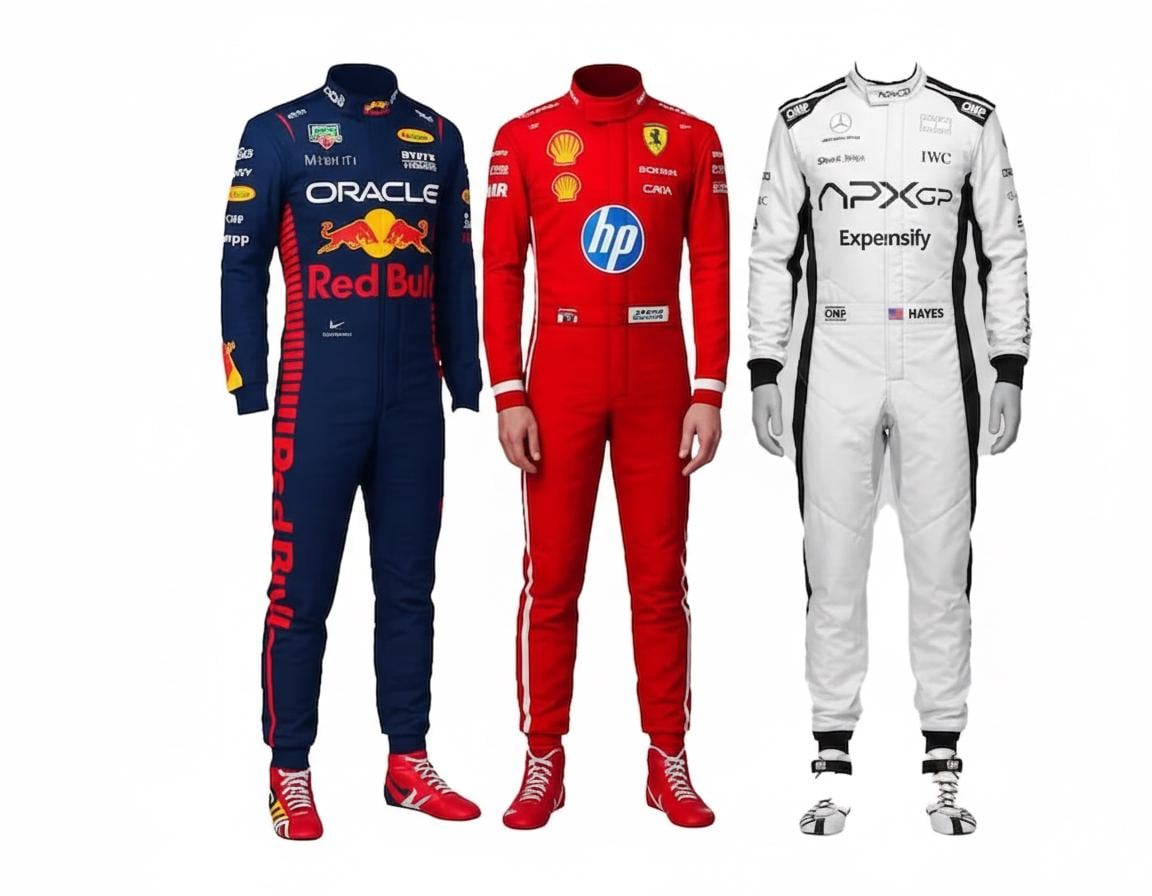 Formula One Customized Custom Formula 1 Racing Suit: Personalized Kart Suit With Gloves ...
