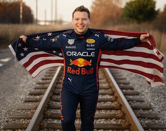 Custom Formula 1 Racing Suit: Personalized Kart Suit with Gloves & Balaclava