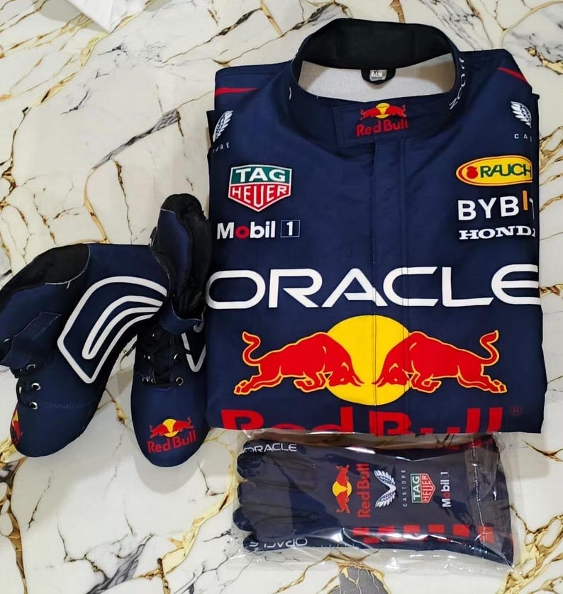 Formula One Customized Custom Formula 1 Racing Suit: Personalized Kart Suit With Gloves ...