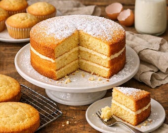 Przepis na ciasto maślane w formacie PDF | Francuski deser | Pobierz natychmiast