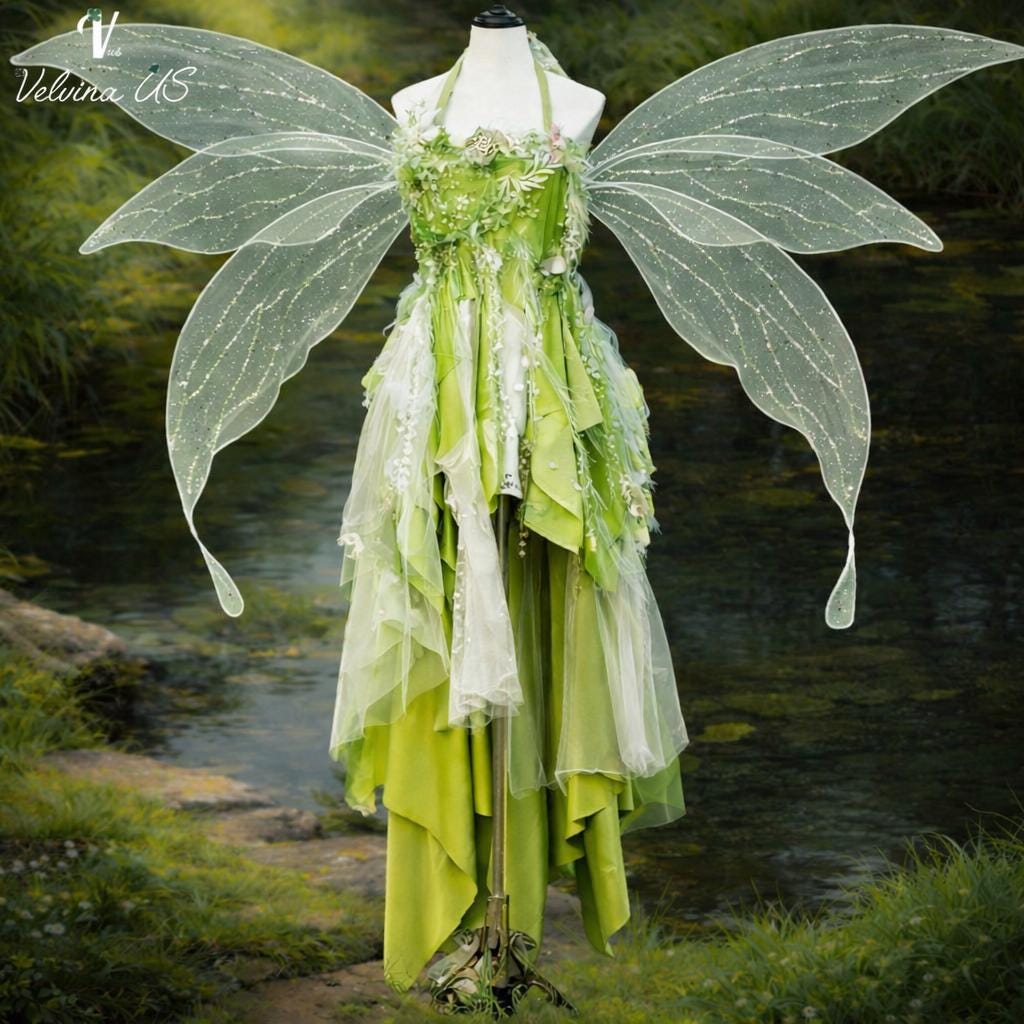 sachin and babi light blue dress Green fairy dress X dollytang– ELLISORDER