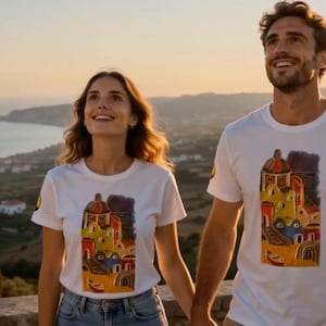 Erice, Sicily  - Unisex with sleeve patch