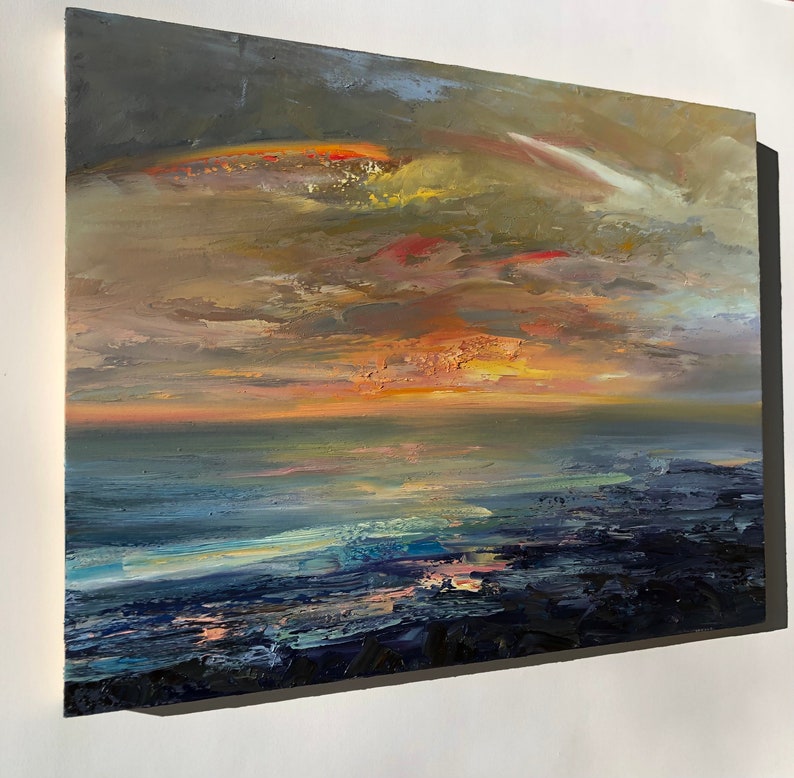 Original 11 X 14 Oil Painting on Cradled Panel Etsy