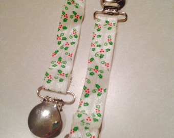Creepers - Christmas Holly jean clips - keeps your pants tucked in your boots!