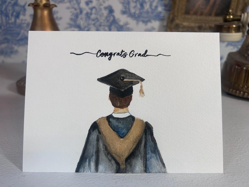 Congrats Grad Back 2026 Graduation Congratulations Card-original Art - Etsy