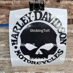 Harley Davidson Willie G Vinyl Decal