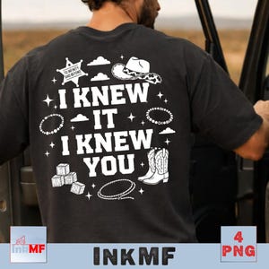 Retro Toy Story 5 PNG, I Knew It I Knew You Western Cowgirl Boots Friendship Bracelet Shirt Design Graphic Download File image 10