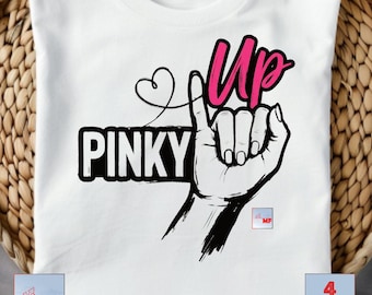 Pinky Up Katseye Inspired PNG:Pop Inspired Pinky Up Cute Kats Eye Hand Heart Gesture, kpop, kpop concert, katseye, zucchini,Cute Symbol png