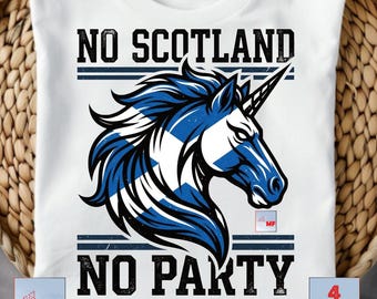 No Scotland No Party PNG, Boston 2026 Football Fan PNG, Scottish World Cup Host City Tee, Expat Gift, Soccer Supporter Top