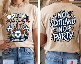 Schottische Highland Kuh PNG, kein Schottland kein Party Fußball Fan Design, Schottland Fußball Unterstützer Grafik, Sport Event Geschenk, Sofort Download