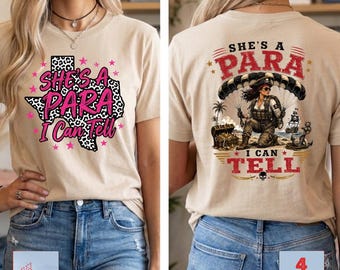 Sie A Para, ich kann PNG sagen, weiblicher Fallschirmjäger Geschenk, Bienenthema, Wildblumen, in der Luft militärische Frau, Piratenthema, Retro Jumpmaster Bekleidung,