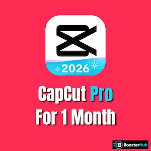 CapCut Pro | 1-Month Subscription | CapCut Pro Official | Full Access Video Editing, No Watermark | Fast 2-4 Hours Digital Delivery