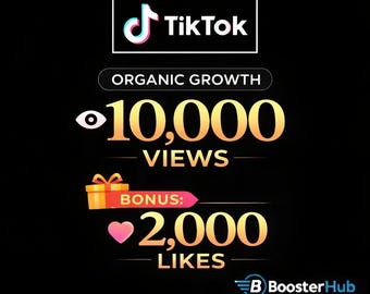 2000 Me gusta en TikTok + 10 000 visualizaciones en TikTok / Servicio de interacción real / Entrega rápida / Crecimiento seguro en redes sociales