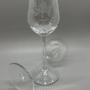 Crystal Wine Glasses 1980s - Etsy