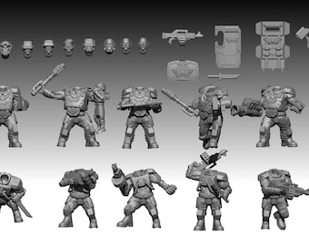 Elysium Ogres Miniatures: Customizable Resin Figures (Ranged/Melee)