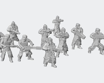 Schadeljaeger Specialists Resin Miniatures (1:48 Scale)