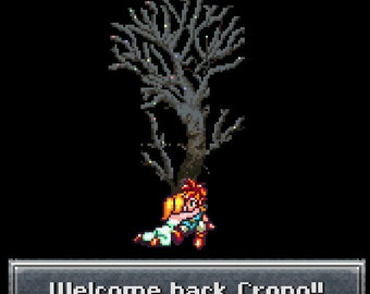 Welcome Back Crono cross stitch pattern