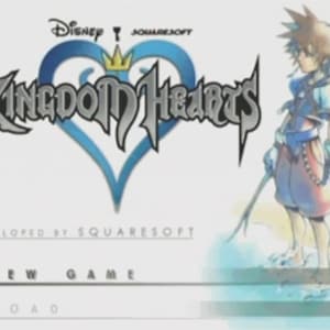 Kingdom Hearts Title Screen cross stitch pattern