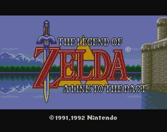 The Legend of Zelda: Link to the Past Title Screen pattern