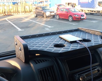 Peugeot Boxer 2007-2024 Van Dashboard Table, Handmade Driver Desk
