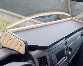 Mercedes Sprinter 2007-2017 Van Dashboard Table, Handmade Driver Desk