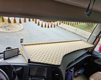 Ford F Max 2018-2026 Truck Dashboard Table, Handmade Driver Desk