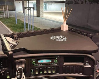 Scania R 2008-2017 Truck Dashboard Table, Handmade Driver Desk