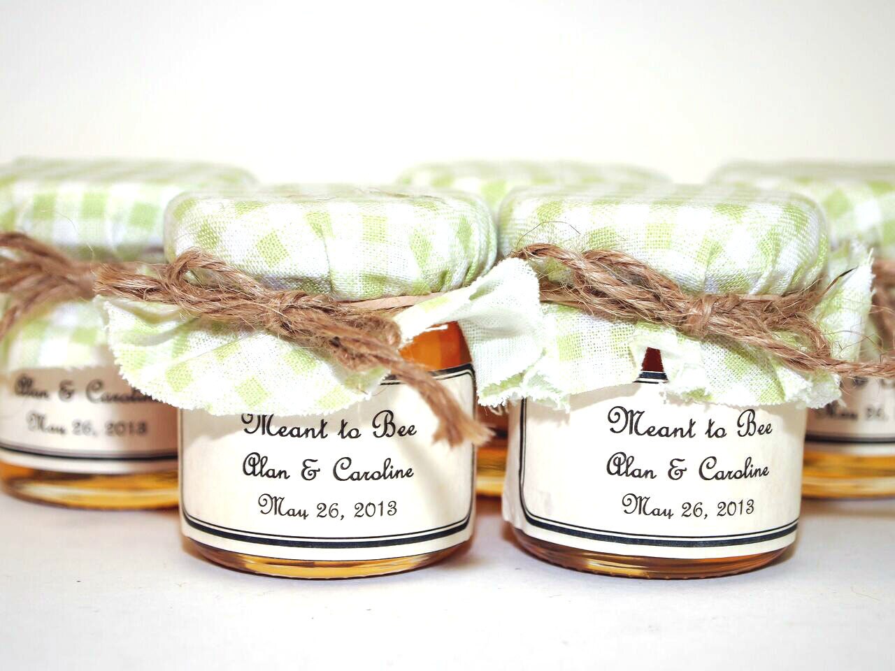 SALE 15 off Ends Sunday 75 Small Mason Jar Honey Wedding Favors, Meant