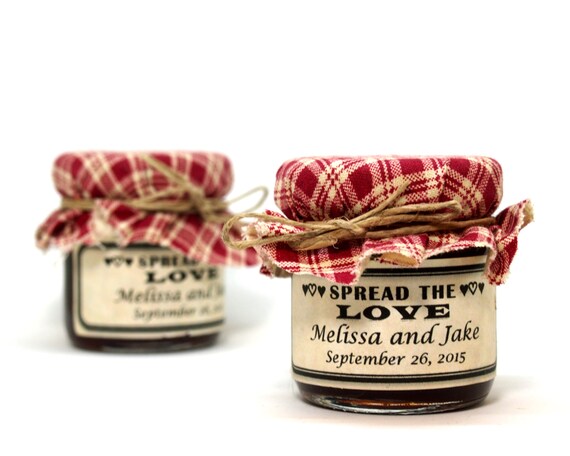 One Mini Fall Wedding Favor Jam Mini Mason Jars Honey Favors Wedding