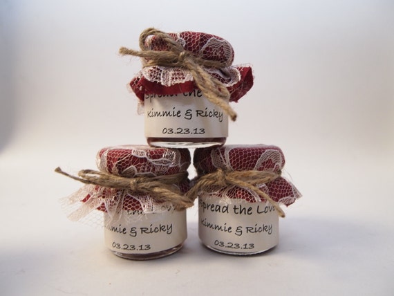 Rustic Wedding Favors For A Barn Wedding With Lace And Twine Etsy