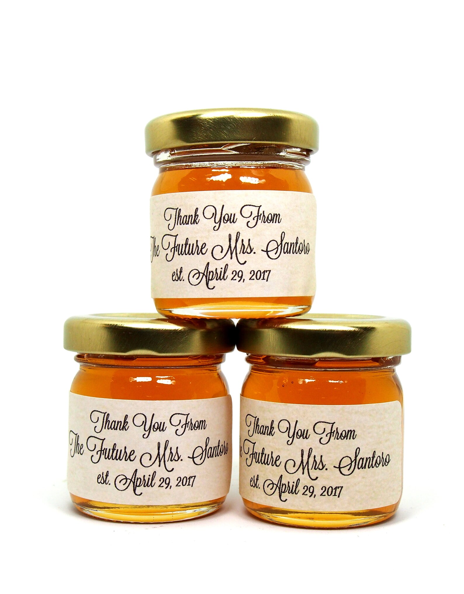 50 Mini Mason Jar Filled With Jam Wedding Favor Rustic Barn Etsy