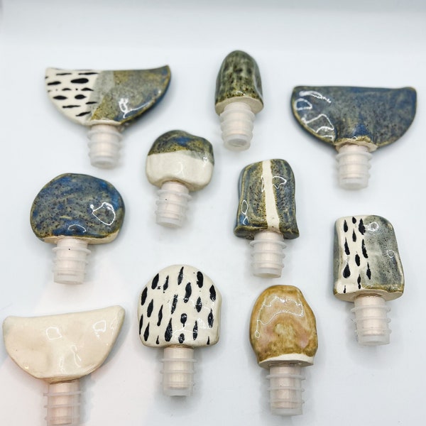 Ceramic Wine Stopper Etsy