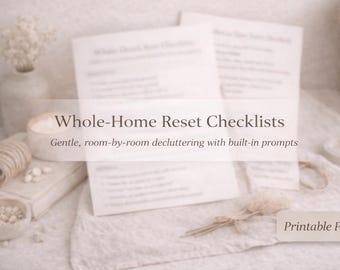 Less Stuff, Less Stress Checklists