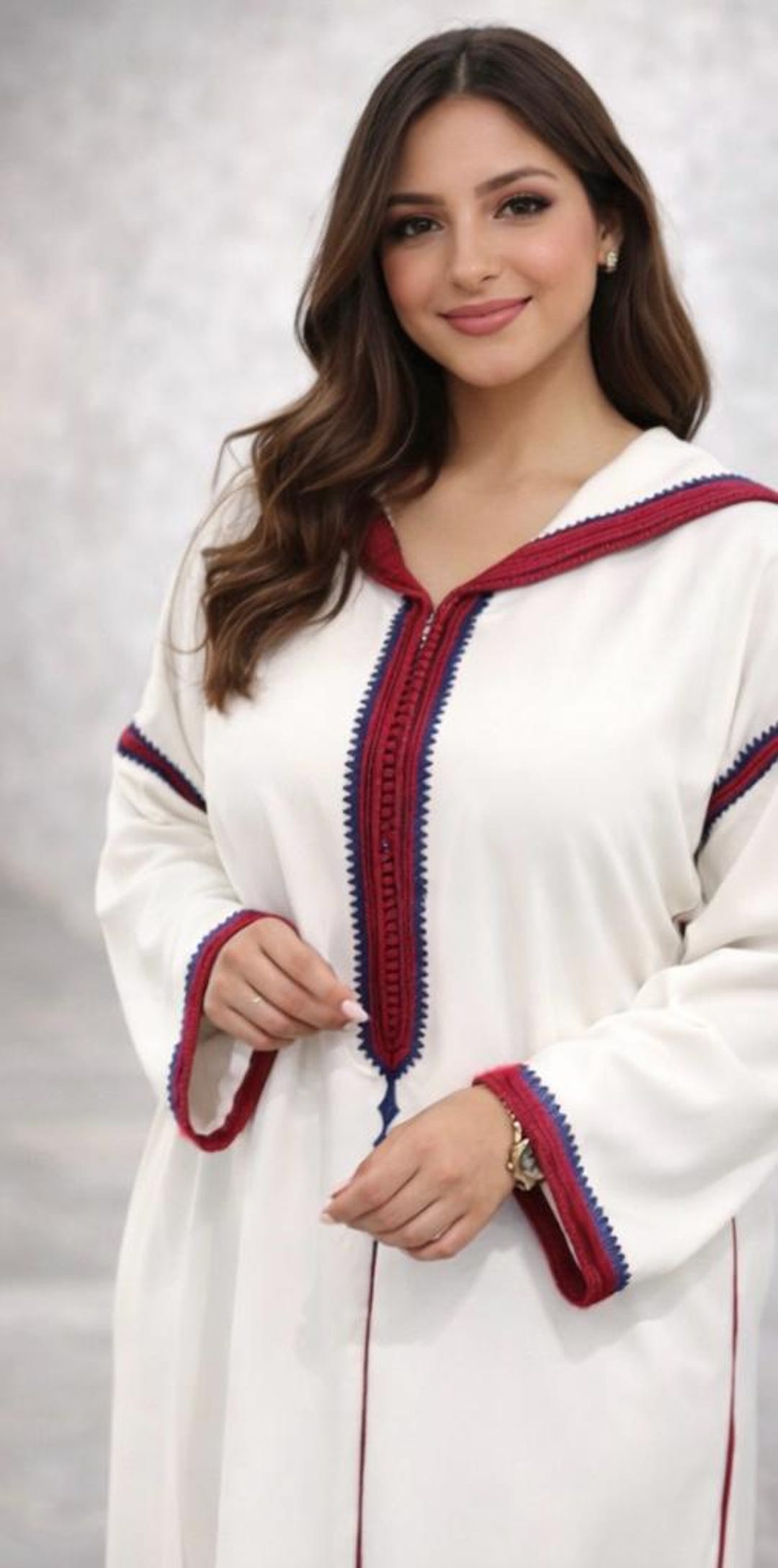 Moroccan Robe Moroccan Djellaba Dress – Ready to Ship – Handmade Kaftan – Traditional ...