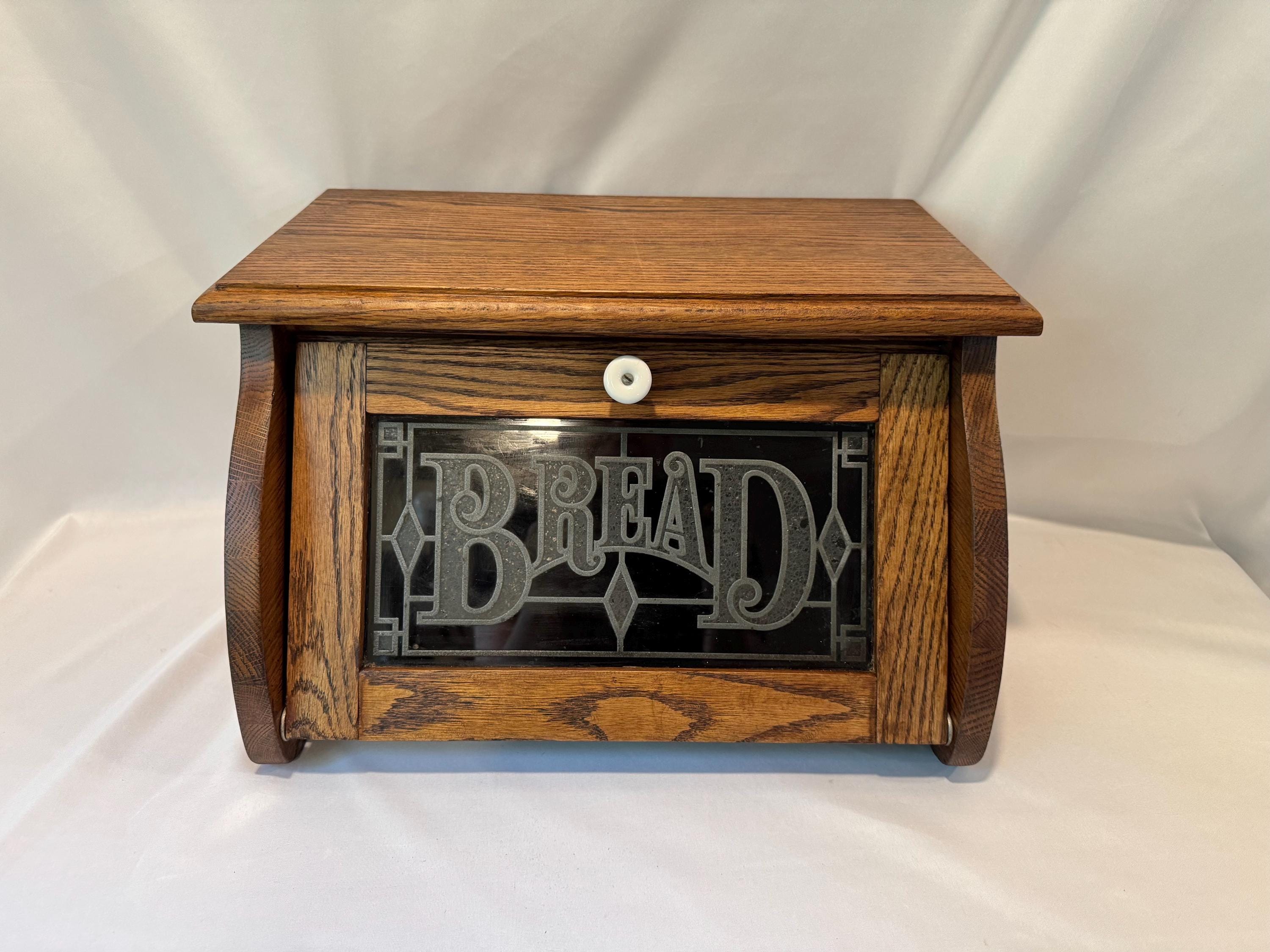 Vintage Porcelain Bread Box - Etsy
