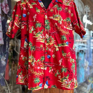 Authentic Hawaiian shirt • men’s aloha shirt • Hawaii • cotton shirt • button down shirt • luau shirt • Father’s Day • gift for him