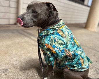 Hawaiian shirt for dogs • dog aloha shirt