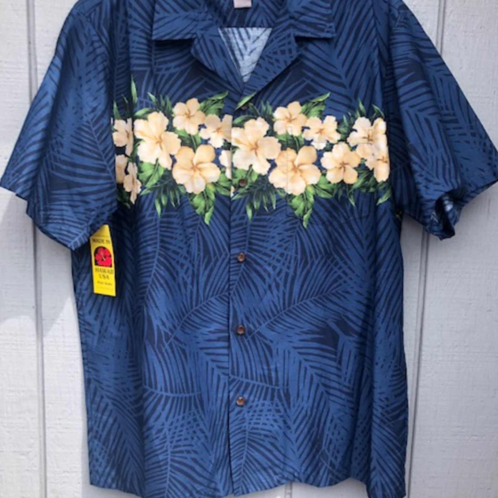 Authentic Hawaiian shirt mens aloha shirt parrots Etsy