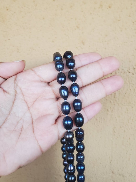 Faux tahitian pearl necklace deals
