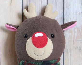 large reindeer soft toy