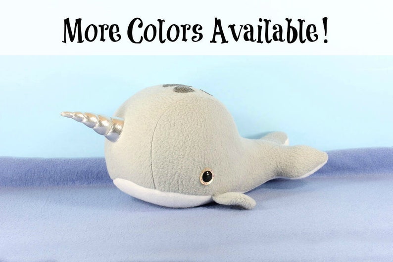 kawaii narwhal plush