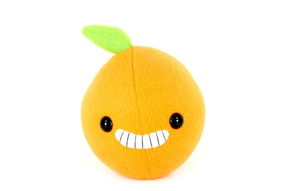 orange fruit plush