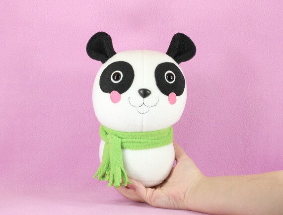 Panda Bear Plush Stuffed Animal Panda Bear Decor Baby Shower Etsy