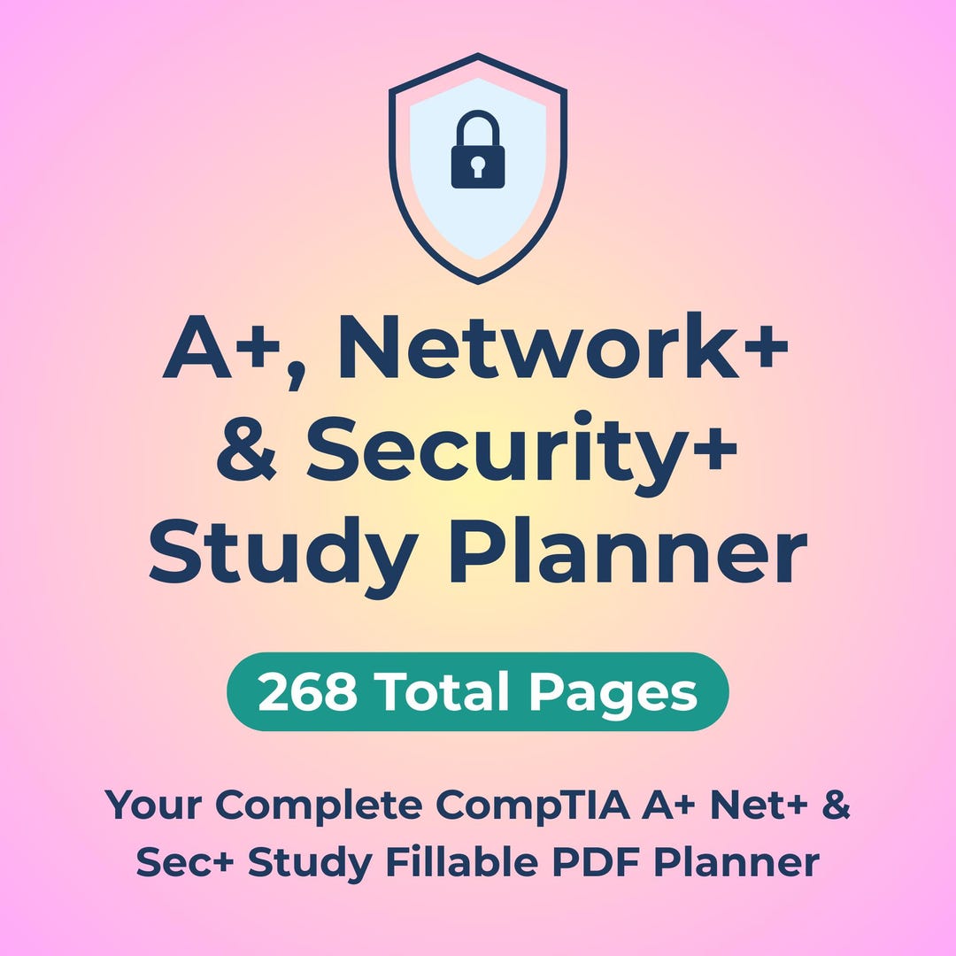 Comptia Cert Bundle A+ Network+ Security+ IT Exam Prep Study Guide ...