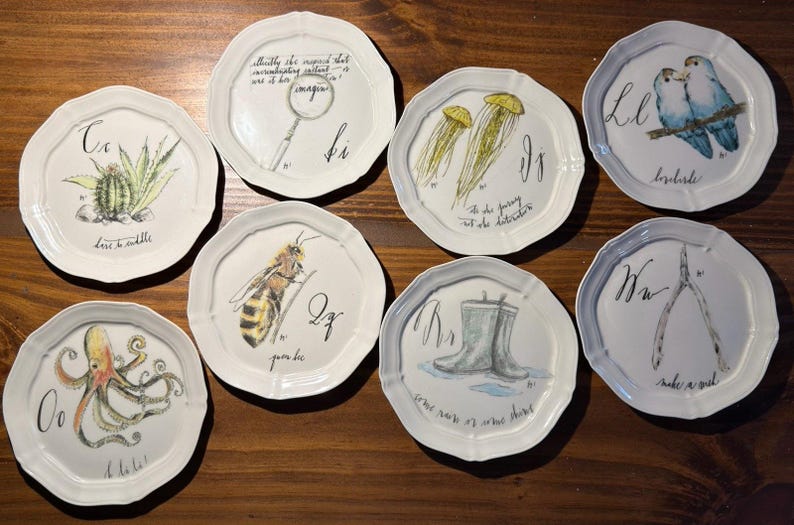 Anthropologie Linea Carta Dina Pyari Plato Canapé 'C' para Cactus Dare To Cuddle imagen 5
